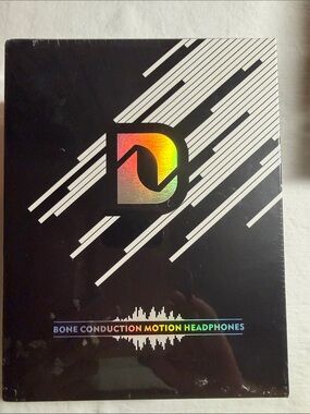 Delicious Bone Conduction Motion Headphones - Black with Holographic Accent